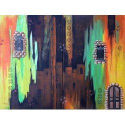 Inspired by the city by Mohammed Alhaj, iRiwaq Virtual Art Gallery