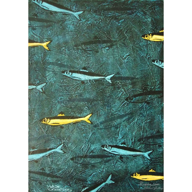 Fish II by Mohammed Alhaj, iRiwaq Virtual Art Gallery