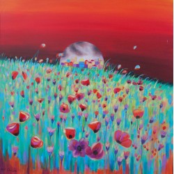Wind Flower -  Anemones by Taleb Dweik, iRiwaq Virtual Art Gallery