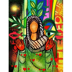 Palestinian Mary I by Yousef Katalo, iRiwaq Virtual Art Gallery